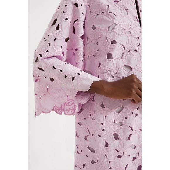 TUCKERNUCK Lilac Floral Lace Clarice Dress Size L NWT Retail $348 Tuckernuck - Picture 7 of 10